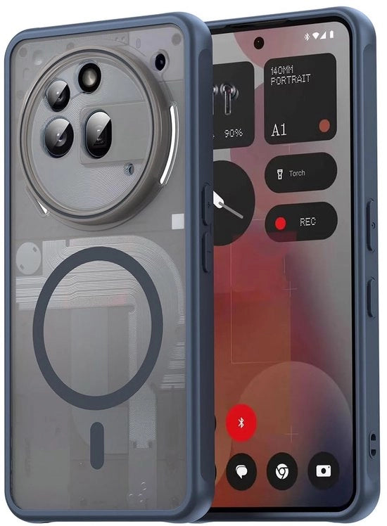 Copertura protettiva per smartphone - shockresistente - magnetica - ultraduratura - trasparente - con silicone morbido - con TPU/PC resistente alle abrasioni