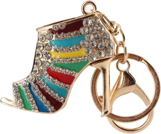 Serratura Cristallina con Forma Unica e Charme in Oro Arancione