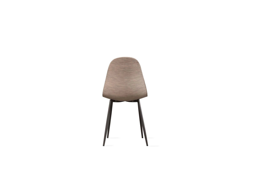 4x Sedia in similrattan con seduta beige 438x86,5h cm