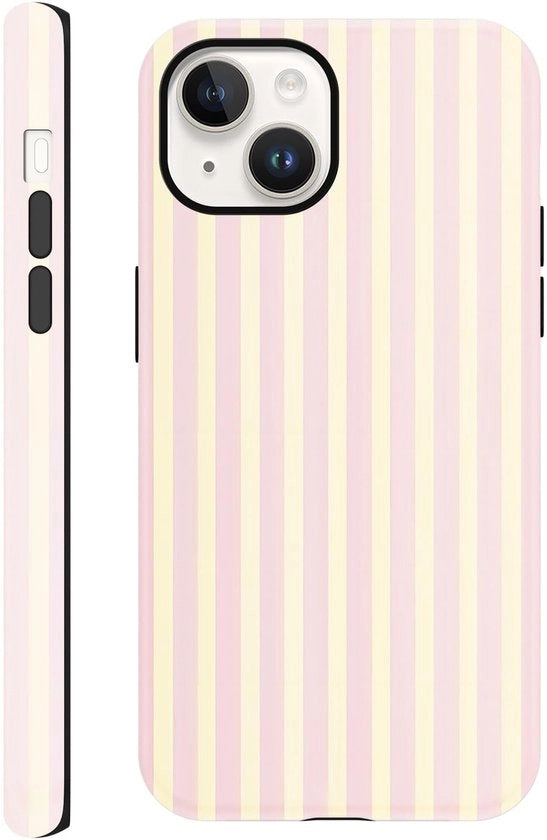 Custodia Stootvasta per iPhone 14 - Custodia Stootvasta per iPhone 13 - Doppia Lastra - Morbido - Colorato Silicona TPU - Copricustodia per iPhone
