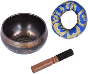 Set di campane tibetane in rame - Dimensioni 8,5 x 8,5 x 4,3 cm - Adatto per decorazione del tavolo da lavoro - Accessori per meditazione