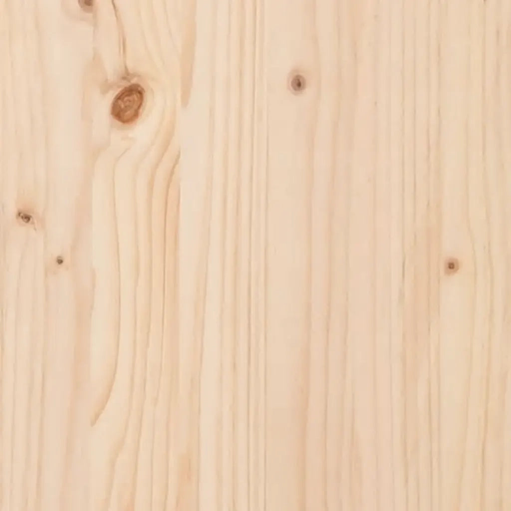 Testiera per Letto 125,5x4x100 cm in Legno Massello di Pino 817930