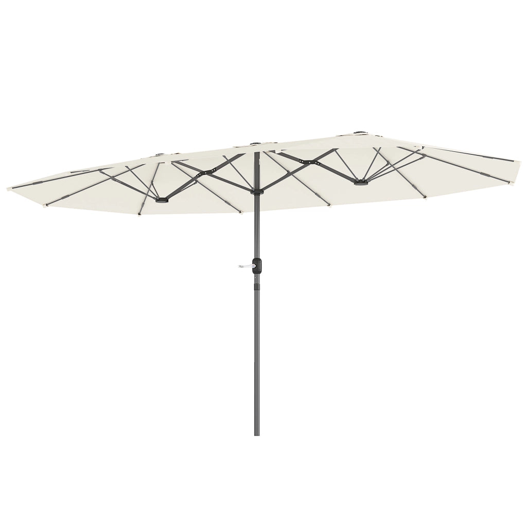 Ombrellone da giardino ovale ¨C Zephmum ¨C Beige 436x260 cm
