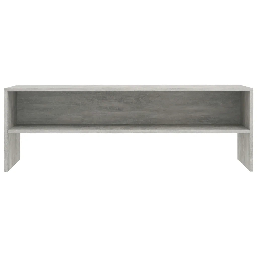 Mobile Porta TV Grigio Cemento 120x40x40cm in Legno Multistrato 800040