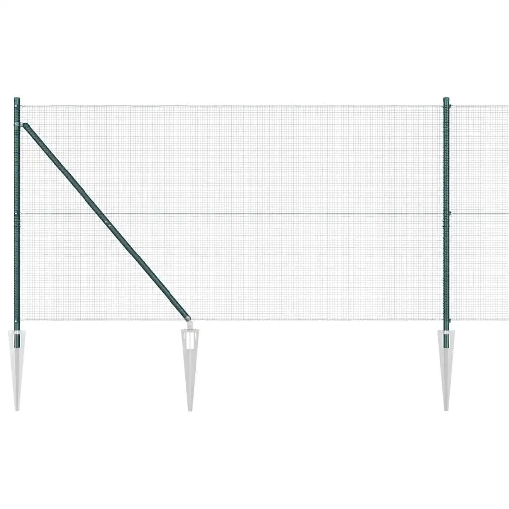 Palo della recinzione Verde 50 x 1,2 m (rete 12 x 12 mm)