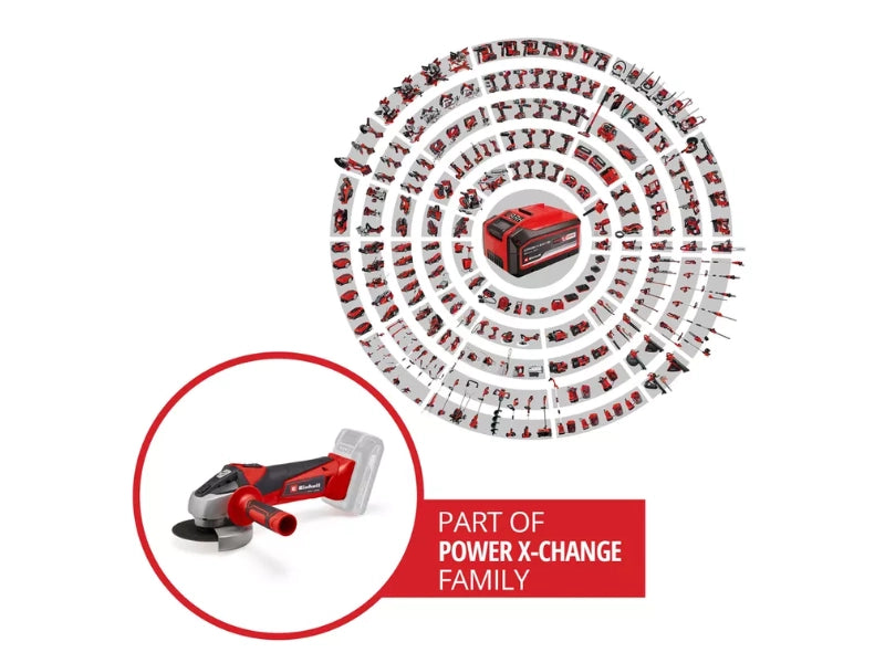 Smerigliatrice angolare a batteria Einhell TC-AG 18 Li - Solo leggera versatile