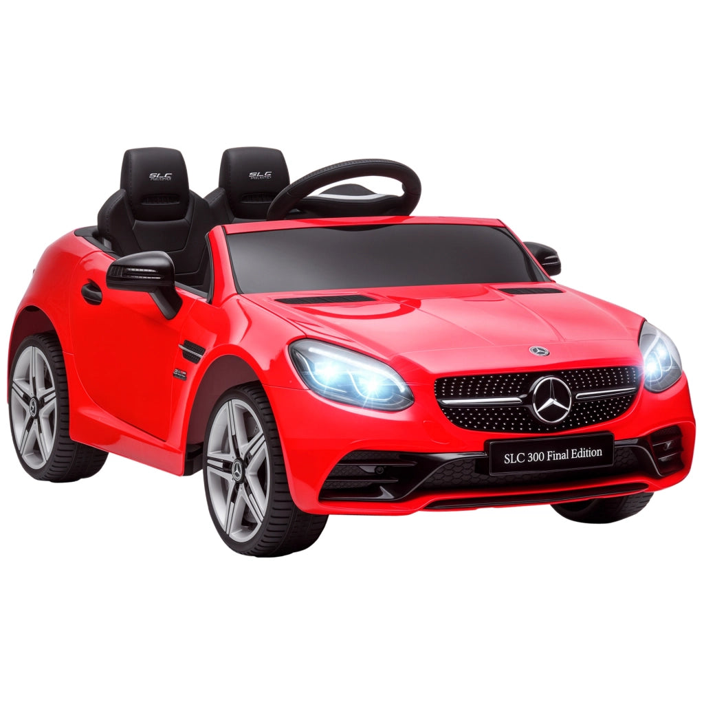 Automobile elettrica per bambini Mercedes SLC 300 ¨C zephmum ¨C 12V, telecomando, rosso