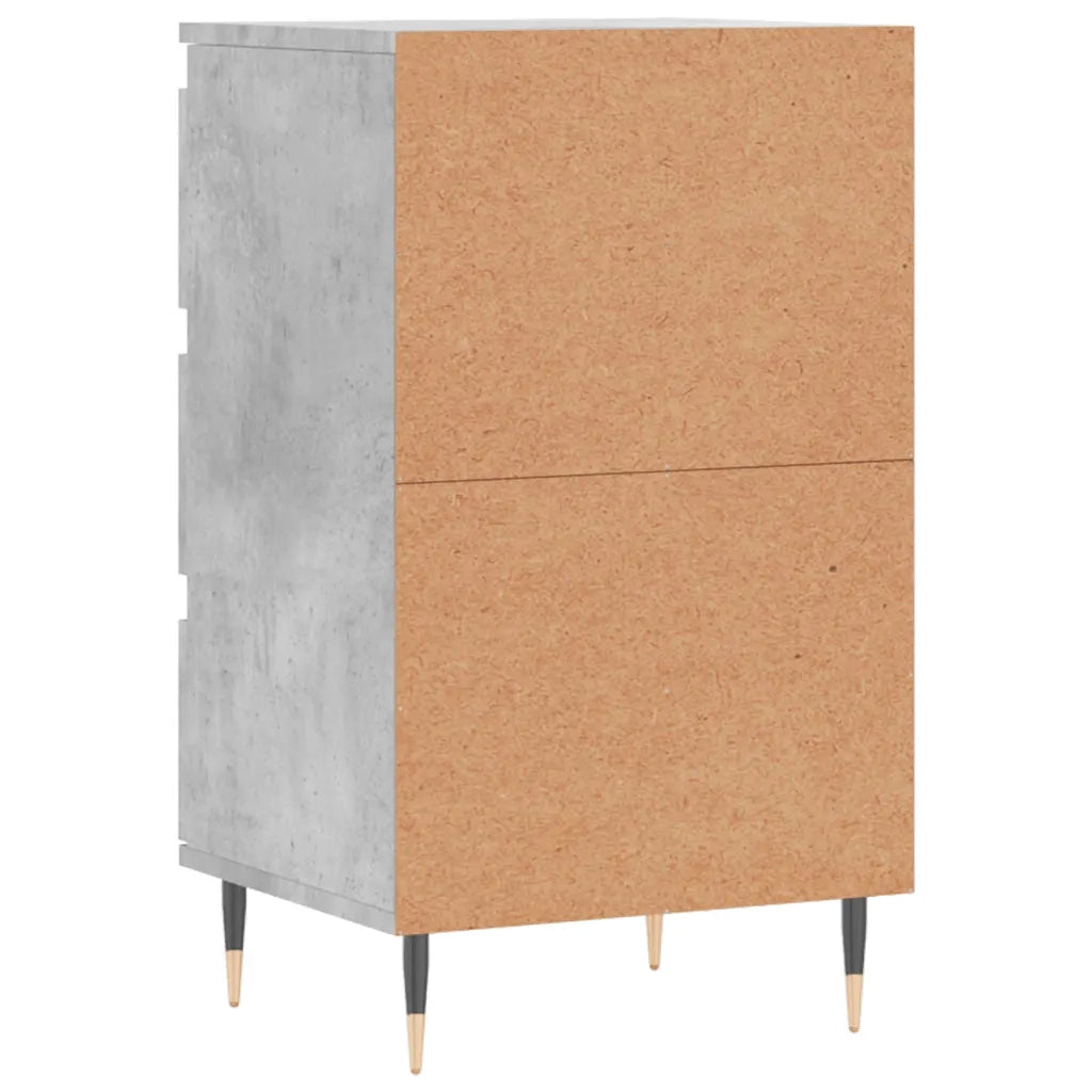 Credenza-Buffet-Armadio da cucina Grigio Cemento 40x35x70 cm in Legno Multistrato 529458