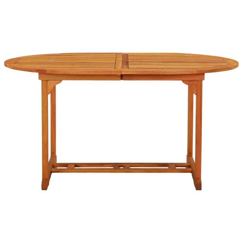 Tavolo da Giardino | Tavolino da esterno 200x100x75 cm in Legno Massello di Eucalipto