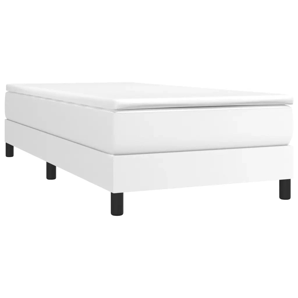 Giroletto a Molle Bianco 90x190 cm in Similpellecod mxl 116775
