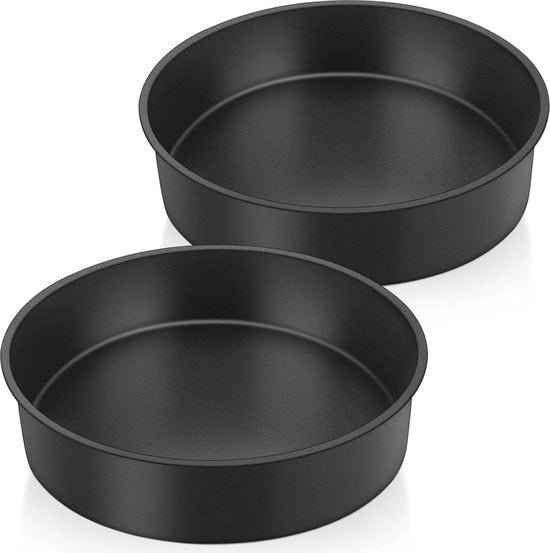 Set di Piatti a Forma di Cerchio da 2 con Superficie Antiscivolo