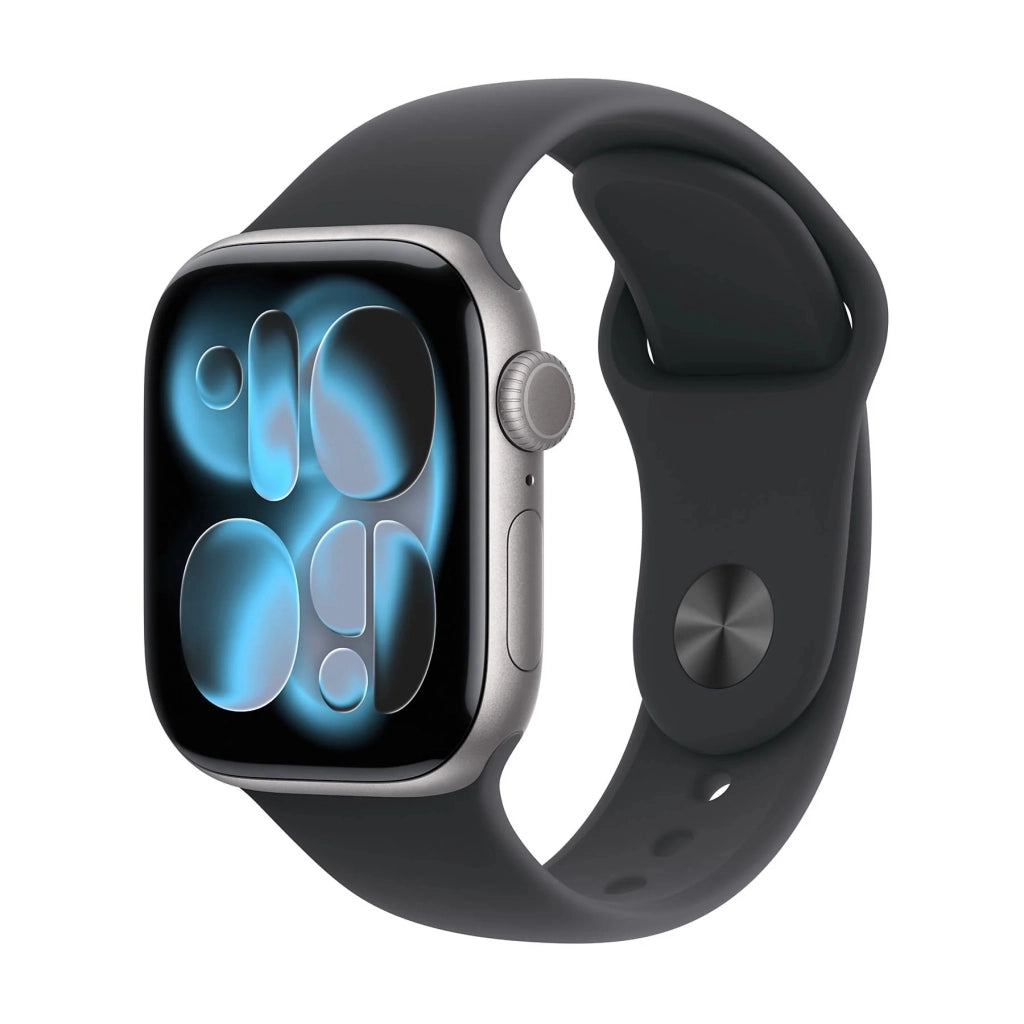 Aw s11 gps+cellular 42mm space grey aluminium case with black sport band - s/m - MF8A4QL/A