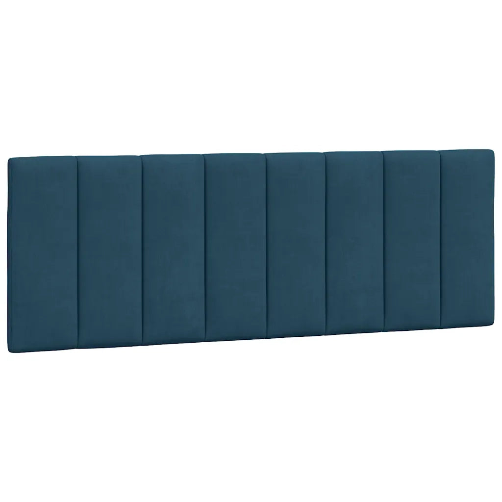 Letto con Materasso Hanko Blu 120x200 cm in Velluto 3208590