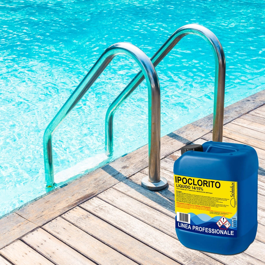 4 X 25KG Ipoclorito Di Sodio 14/15% Cloro Liquido Professionale Per Piscine