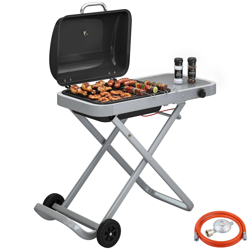 Grill a Gas Portatile 1 Bruciatore 2,5kW ¨C Minimal ¨C Grigio
