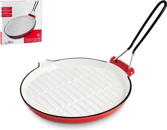 Griglia in acciaio inox a forma rotonda 25 cm - bianco - pentole e accessori per cucina
