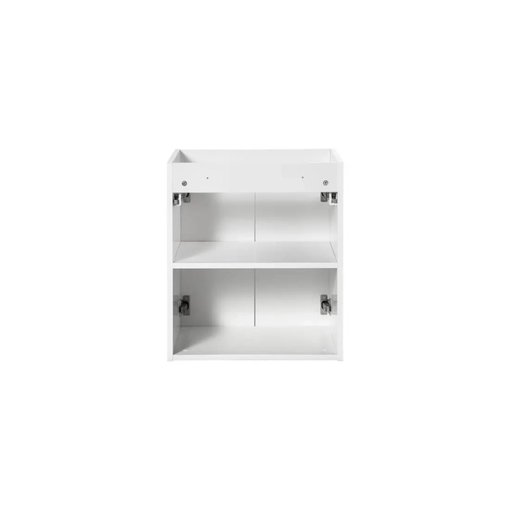 Mobile sottolavabo VANO – 2 porte – Bianco alpino – L50 × P39 × H57 cm – Da appendere