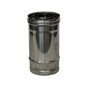 C TUBO INOX DOPPIA PARETE D 20/25 X  50 CM- 1,0 pz