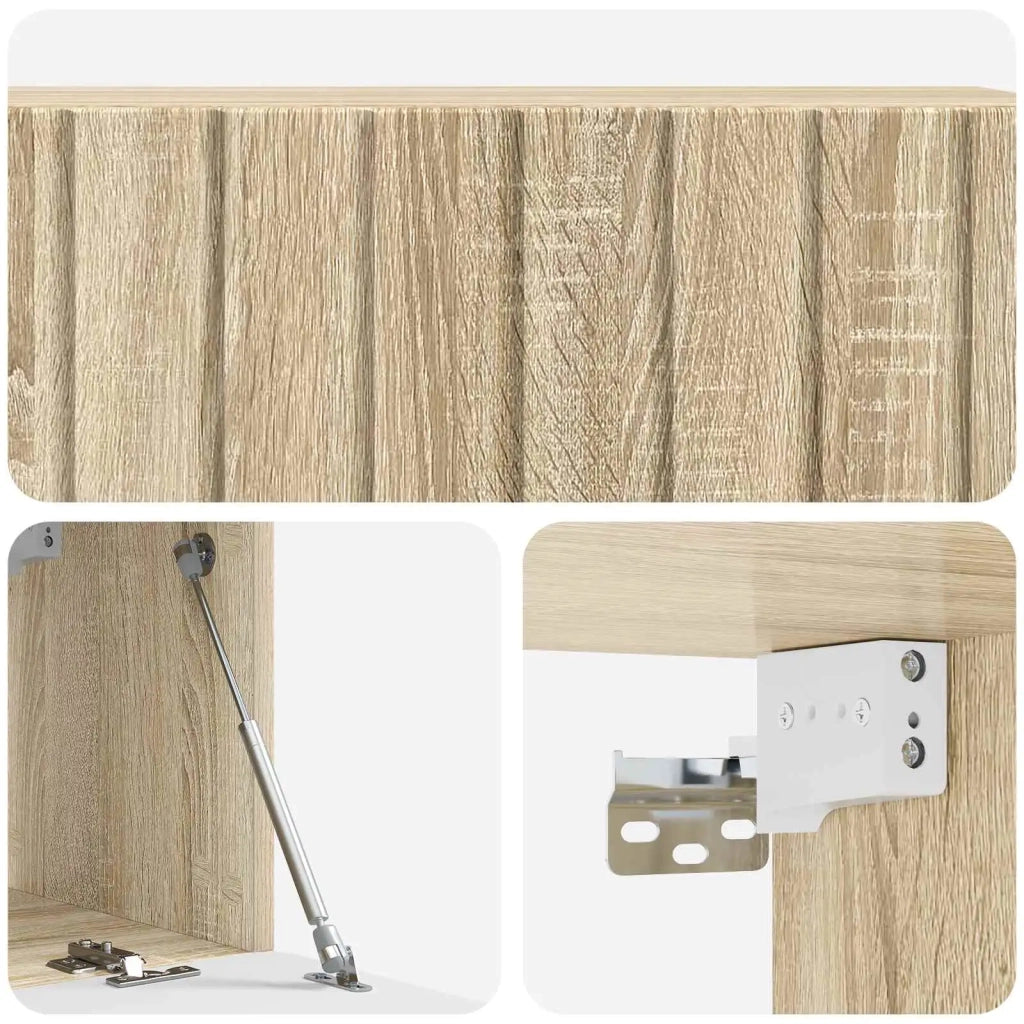 Mobile Porta TV da Muro 98 x 31 x 30 cm Rovere Sonoma 898387