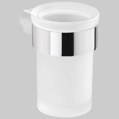 PORTABICCHIERE PIRENEI  Ottone CromatoVetro     GEDY