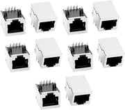 Stekker bus modulare RJ45 8P8C 10 pezzi connessione rete intermedio