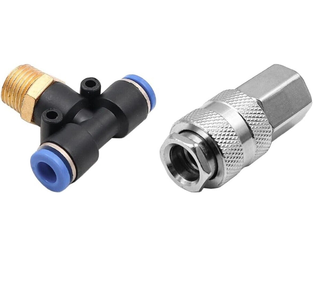 Kit Pulizia Pistola aria compressa Soffiaggio con Raccorderia e tubo flessibile per cabina camion