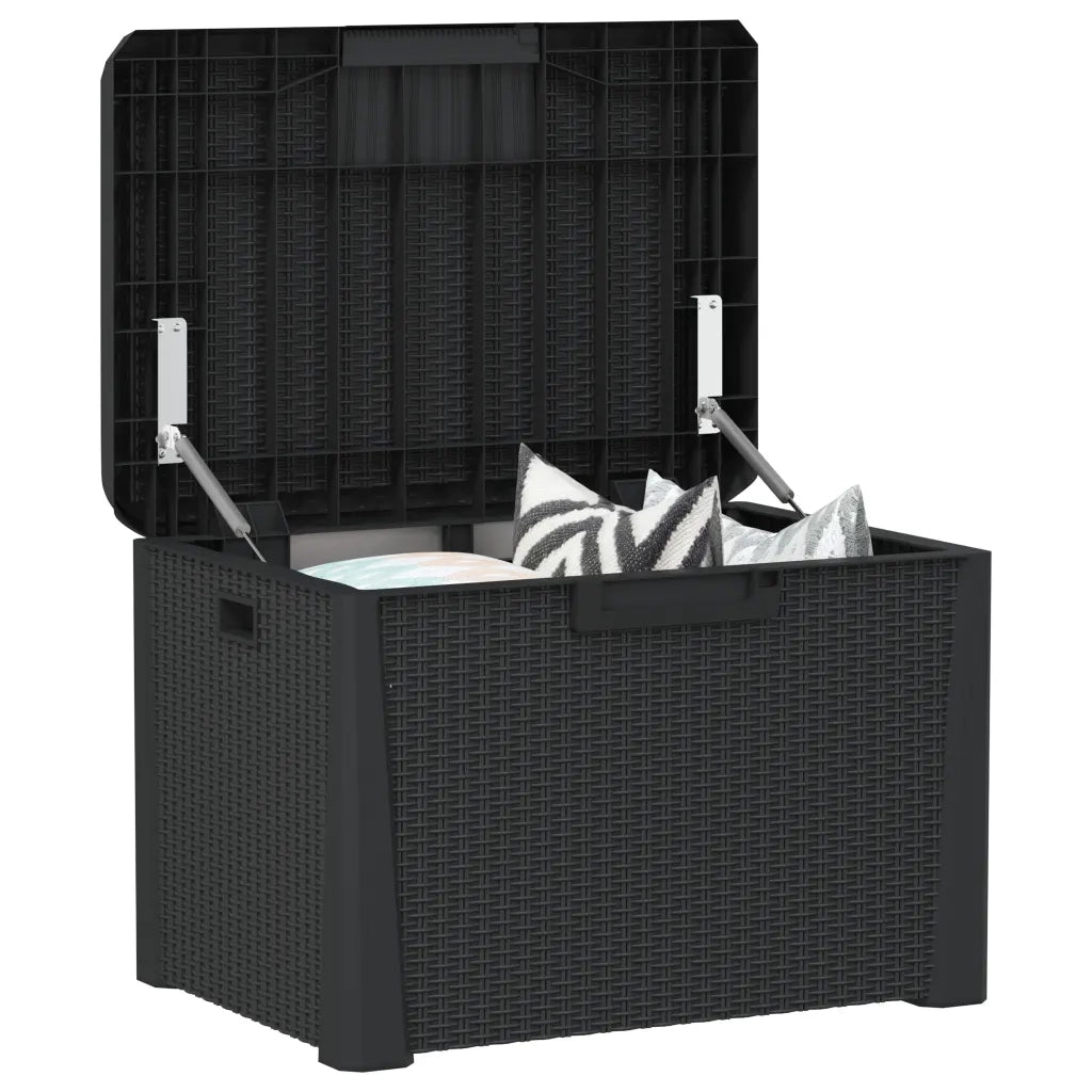 Baule da Giardino Antracite 125 L in PP