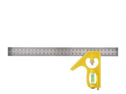 Combinazione adattabile con intervallo 0-300mm, base in acciaio inossidabile e funzione di misura per tecnici