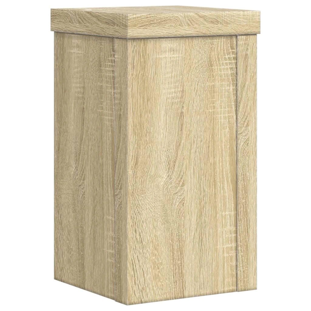 Portavasi mobili per fiori set da 2 legno ingegnerizzato Sonoma marrone 02_0045353
