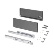 Cassetto esterno Protone 30kg, guide di estrazione totale con una chiusura soft, altezza 178mm, profondità 500mm, Acc..