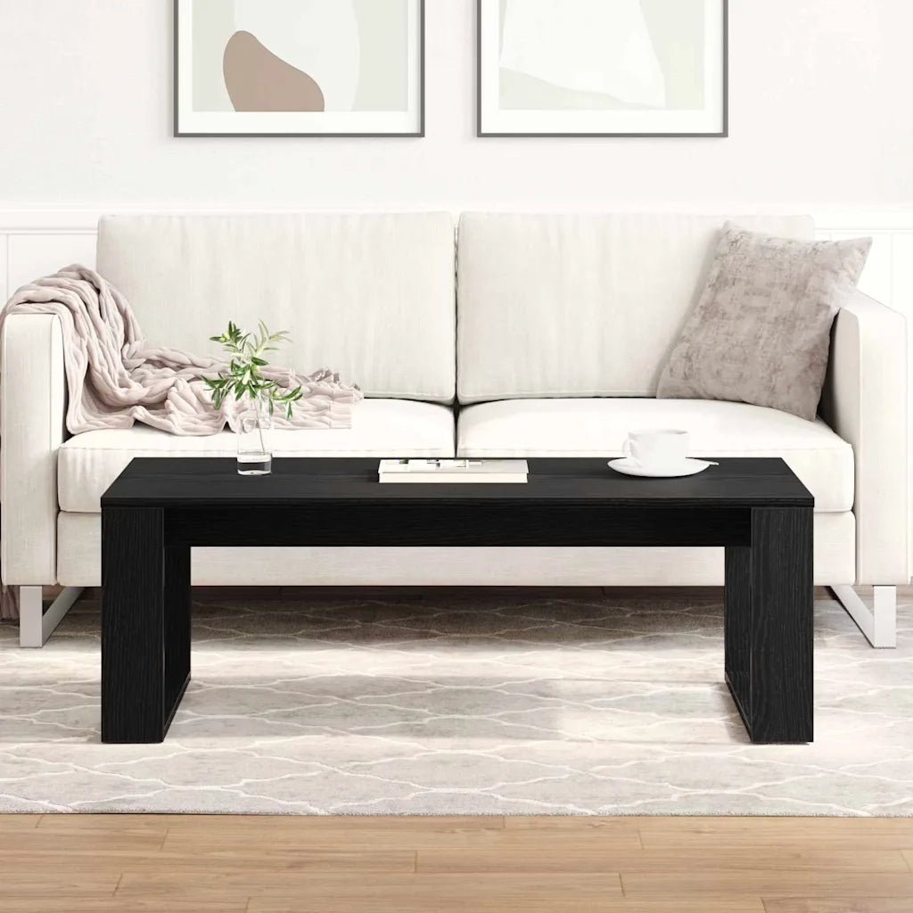 Tavolino da salotto Rovere Nero 102 x 50 x 35 cm 862071