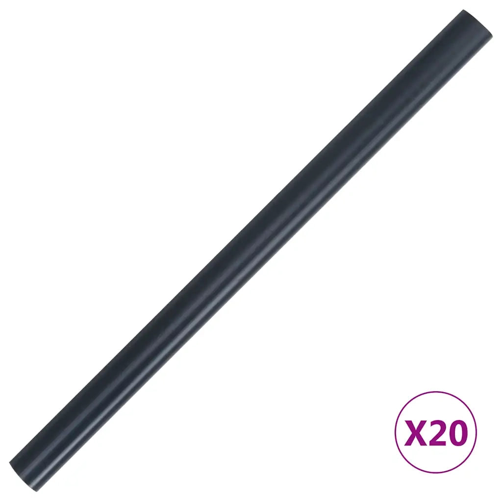 Recinzione Frangivento Giardino PVC 35x0,19m Grigio Scuro Opaco cod mxl 23704