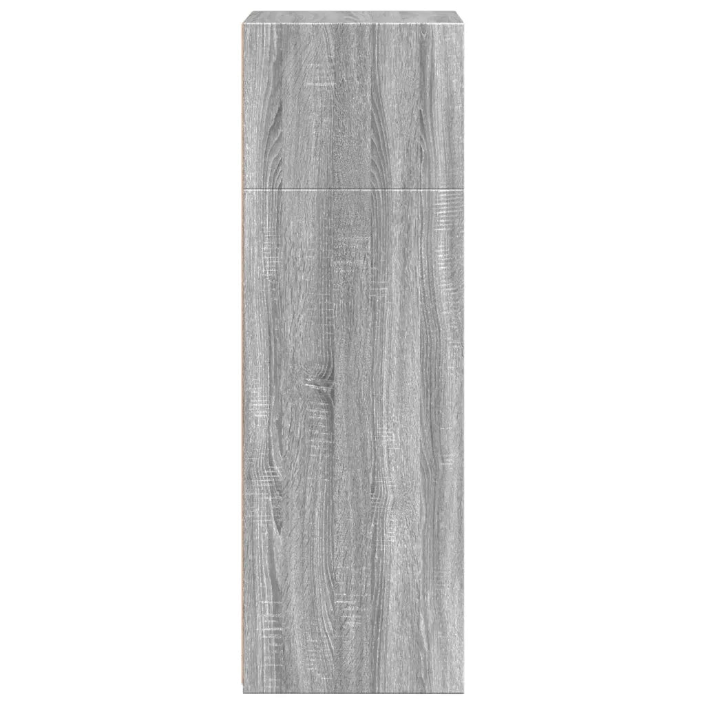 vidaXL Credenza Grigio Sonoma 50x41x124 cm in Legno Multistrato