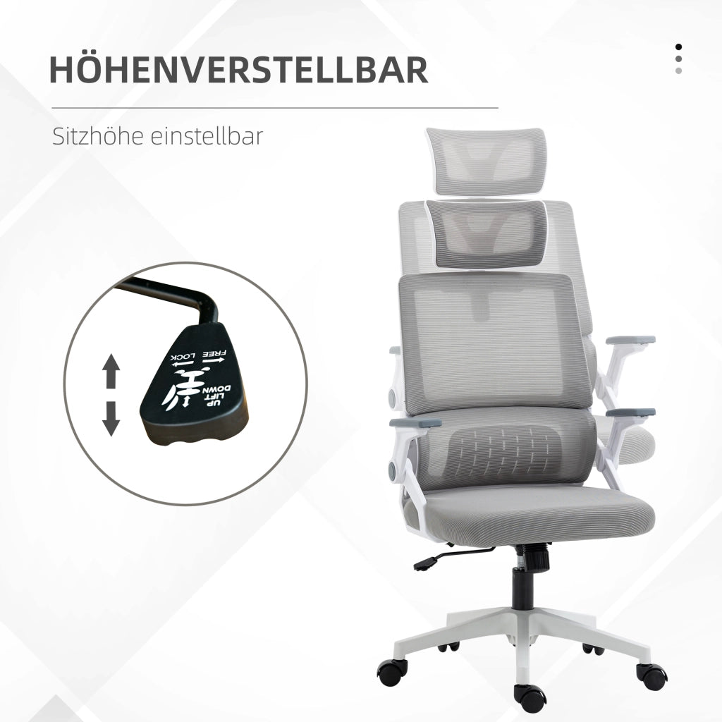Sedia da ufficio regolabile ¨C zephmum ¨C nero 60x61x121,5 cm