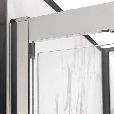 Box doccia 70x100x70 cm con porta scorrevole trasparente H 200 cm Ted