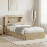 Telaio del letto con storage Rovere Sonoma 90 x 200 cm 3433640