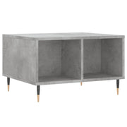 Tavolino salotto | Tavolino da caff¨¨ | Tavolino da Soggiorno Grigio Cemento 60x50x36,5 cm Legno Multistrato