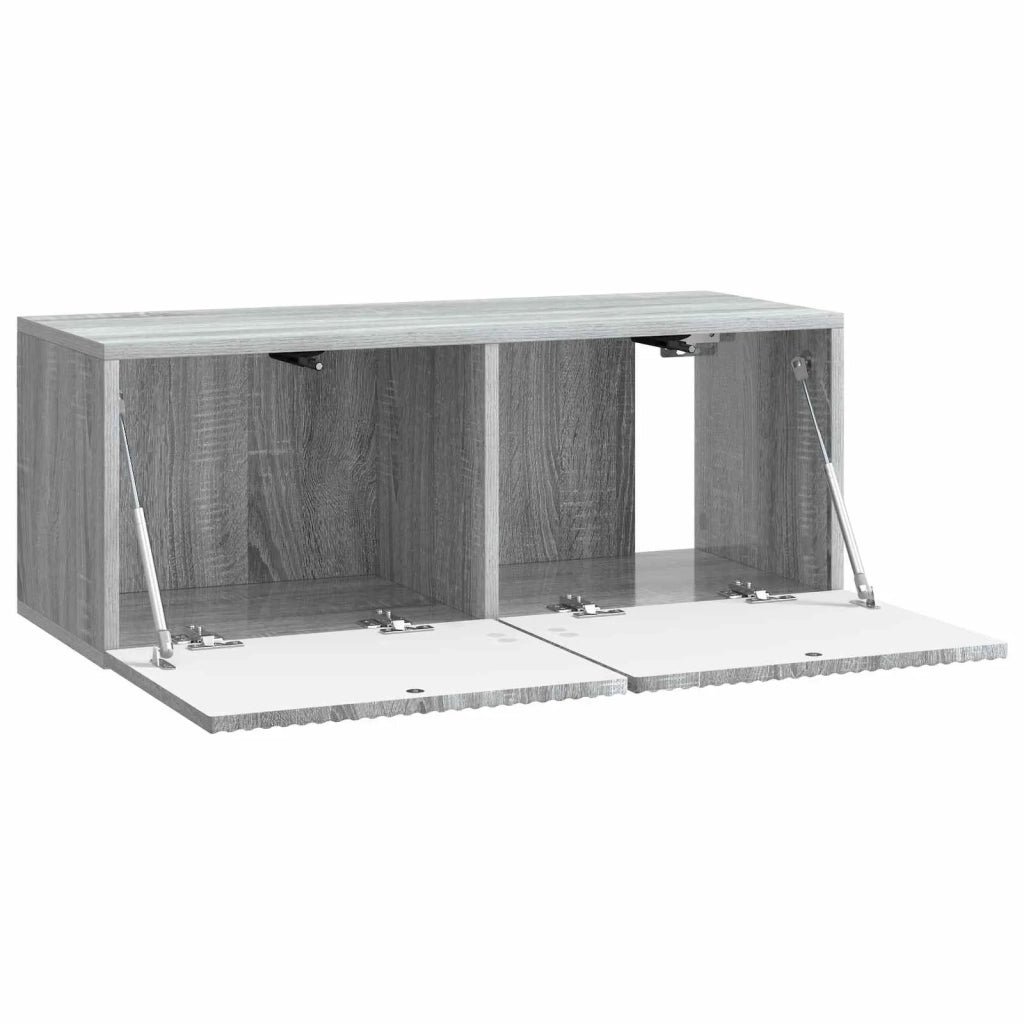 Mobile Porta TV da Muro Grigio Sonoma 78,5 x 31 x 30 cm