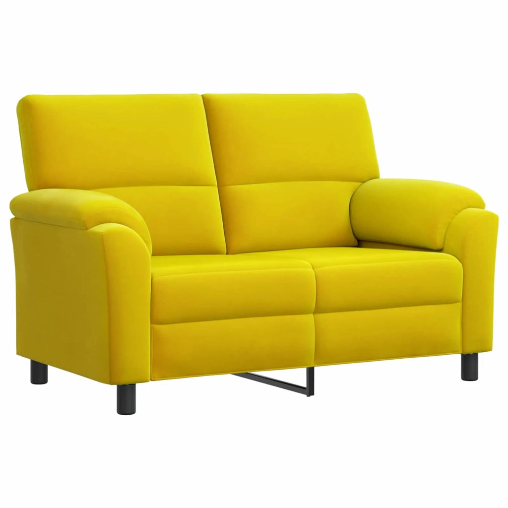 Set di divani 2 pcs Giallo Velluto 3430427