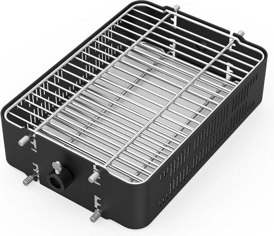 Griglia a Rotisserie RVS Adattabile per Diversi Diametri di Spiedini