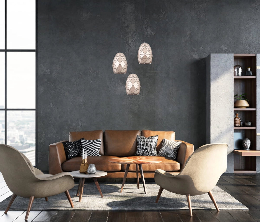 Lampada a sospensione Italux Harley oro E27 dimmerabile Ø15