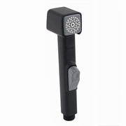 Trade Shop - Doccetta Spruzzatore Per Bidet Wc Doccia Shattaf Pulizia 18cm Nero Squdrato 87550 -