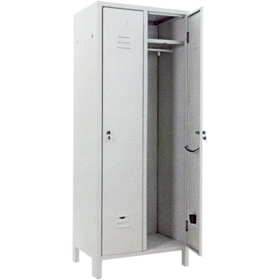 ARMADIO SPOGLIATOIO SMONTATO PROMETAL  VERN GRIGIO POSTI 2 H.MM 1795 MM  680X350