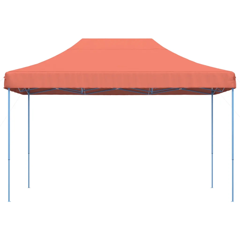 Tenda da Festa Pieghevole Pop-Up - Gazebo Terracotta 410x279x315 cm