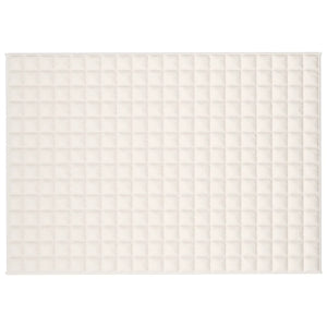 Coperta Ponderata Crema Chiaro 137x200 cm 10 kg Tessuto cod mxl 77750