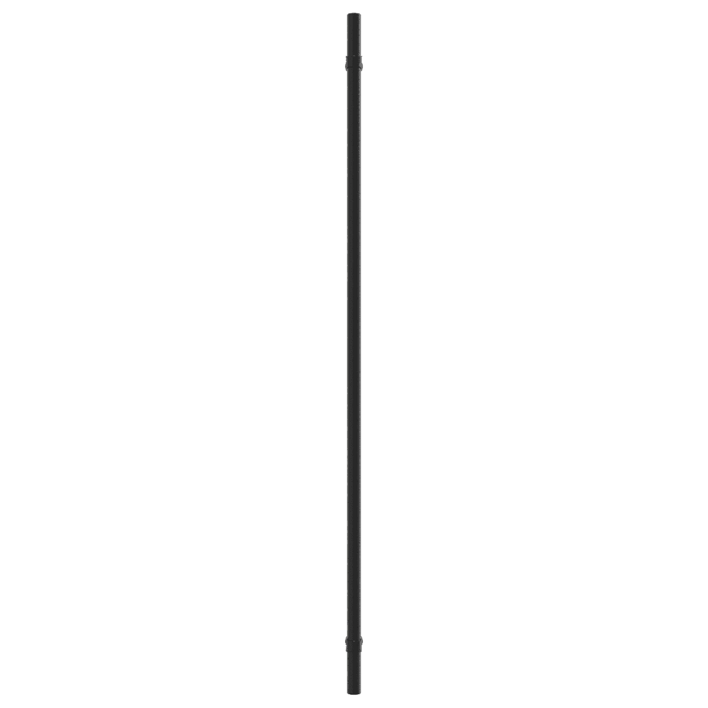 Maniglie per Mobili 10 pz Nere 480 mm in Acciaio Inox CFW9206376