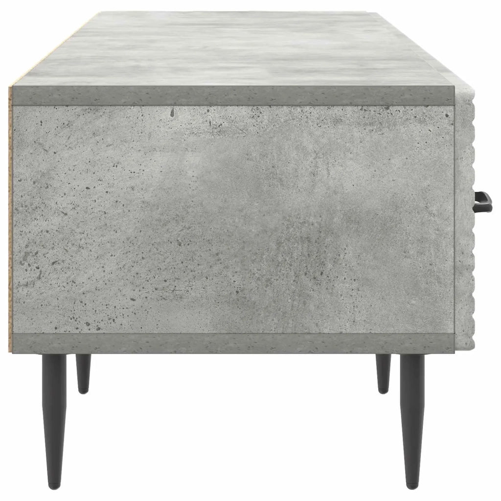 Mobile TV con cassetto Grigio Cemento 147 x 34,5 x 30 cm