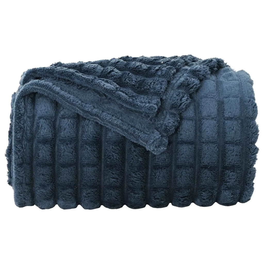 Coperta Blu navy 270 x 240 cm Panno