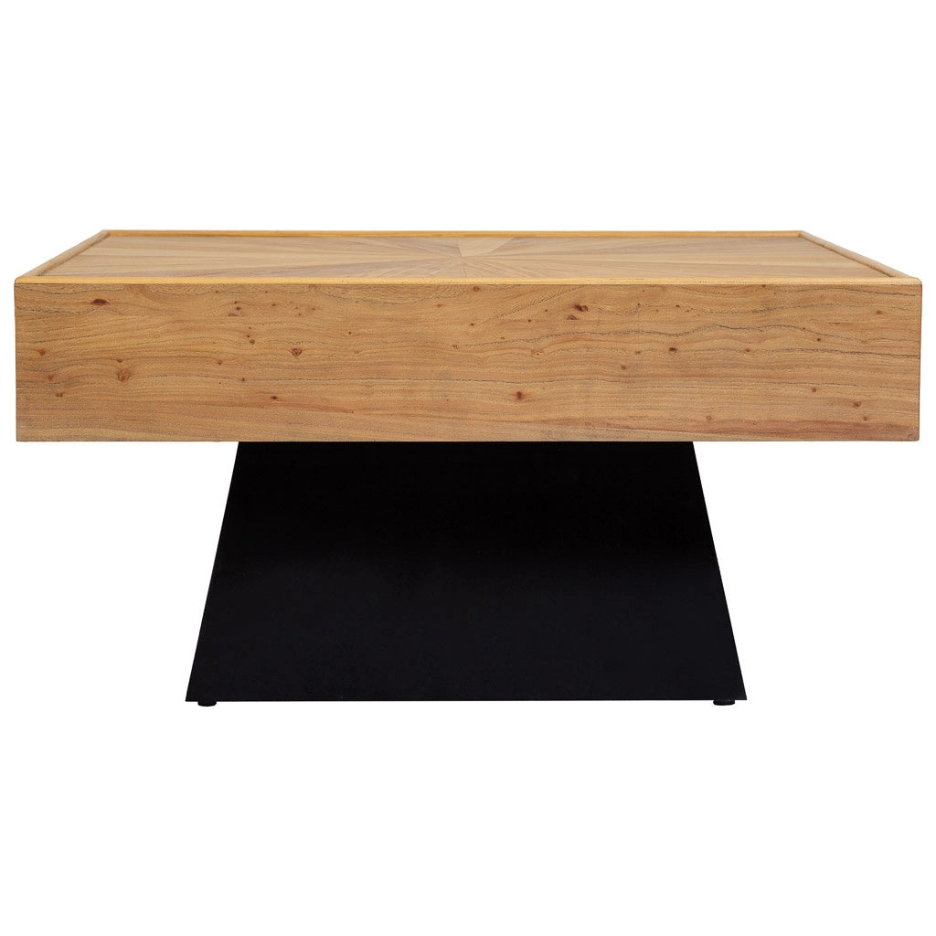 Tavolino quadrato in legno 80x80x40