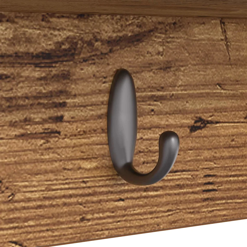 Appendiabiti a muro Legno vecchio 75 x 16 x 26 cm CFW8158889